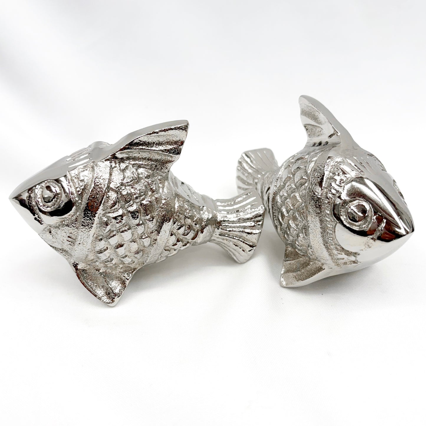 Silver Fish Salt & Pepper Shakers | 11x7x5CM | 2 piece set