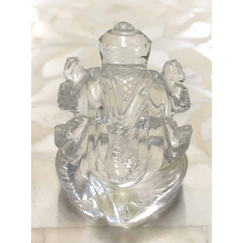 CLEAR QUARTZ GANESH 3.5X3CM