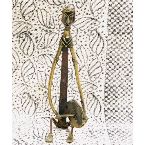 BRASS TRIBAL MUSICIAN