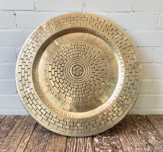 SILVERPLATED CARVED WALL HANGING