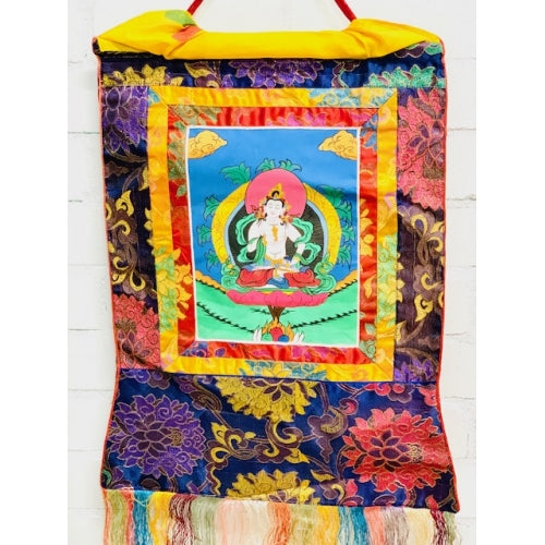 TIBETAN THANGKA VAJRASATWA