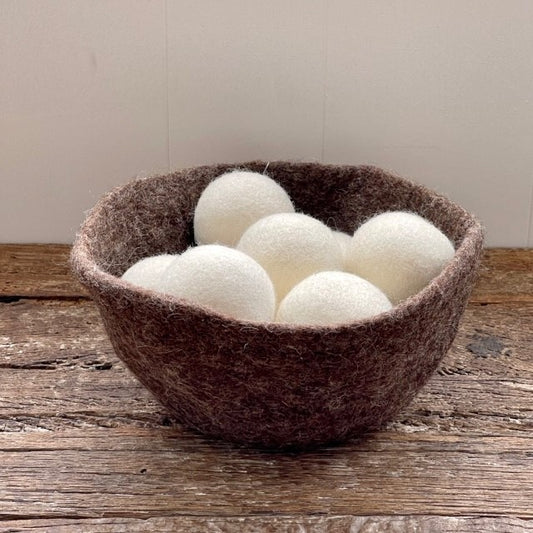 HANDMADE FELT BOWL 28CM