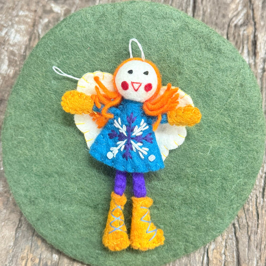 EMB. FELT FAIRY 15CM ASSORTED