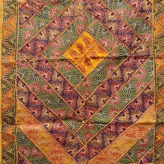 VINTAGE EMB. WALL HANGING