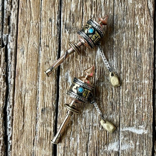 COPPER MINI HAND PRAY WHEEL