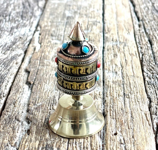 COPPER MINI TABLE PRAY WHEEL 10CM