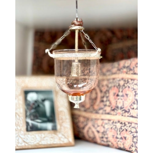 HANDMADE GLASS PENDANT LIGHT MED