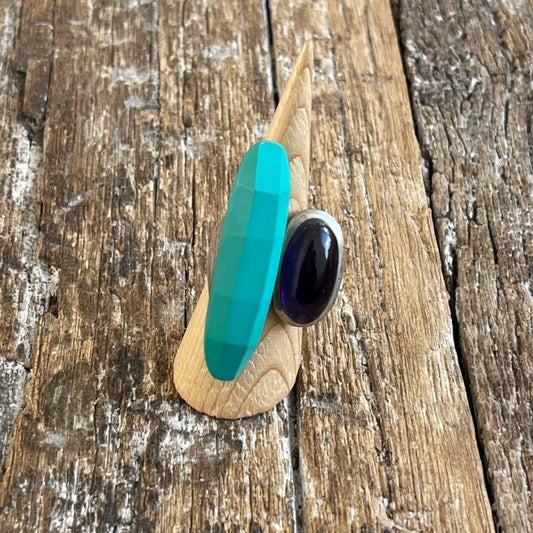 STERLING SILVER TORQUOISE RING