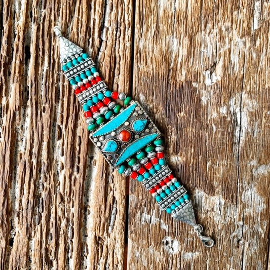 TIBETAN TORQUOISE BRACELET
