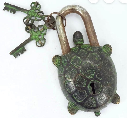 BRASS TURTLE PADLOCK