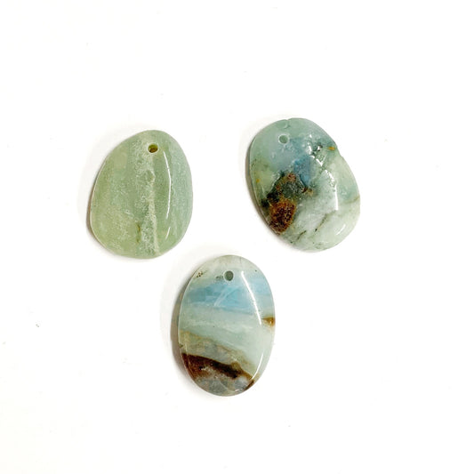 AMAZONITE STONE BEAD 3CM