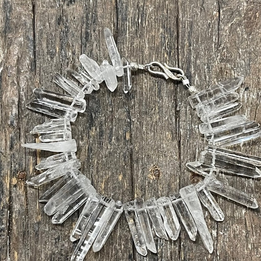 CLEAR QTZ BRACELET