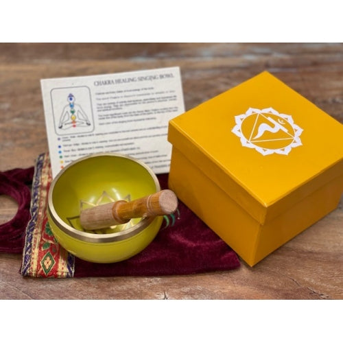 GOLD CHAKRA SINGING BOWL 12cm