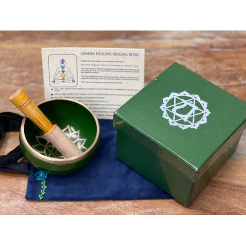 GREEN CHAKRA SINGING BOWL 12cm