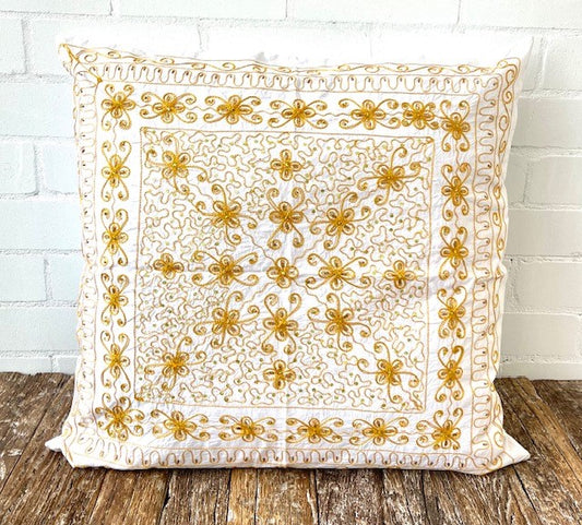 BEAD EMB. CUSHION COVER ONLY 60CM