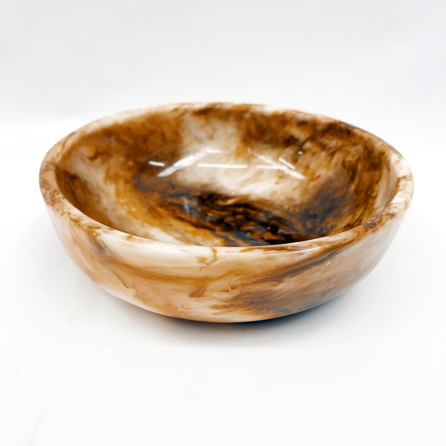 Resin Marbled Bowl | 19.5x6cm
