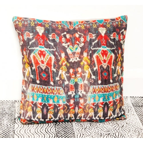 COTTON TRIBAL CUSHION COVER