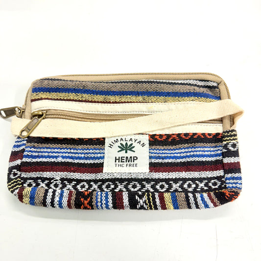 COTTON CARRY PURSE 20x14cm