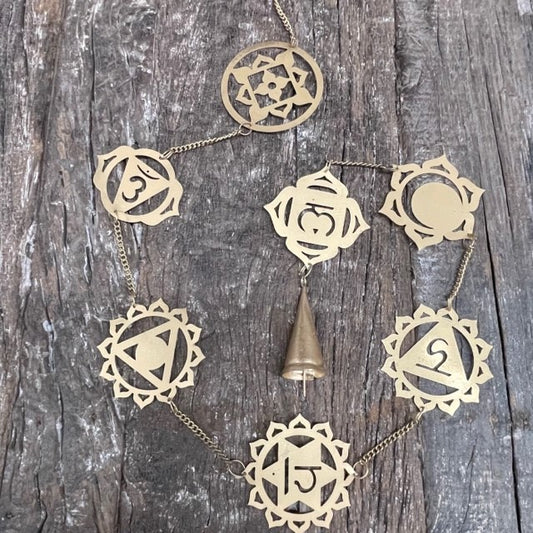 IRON 7CHAKRA BELL HANGING