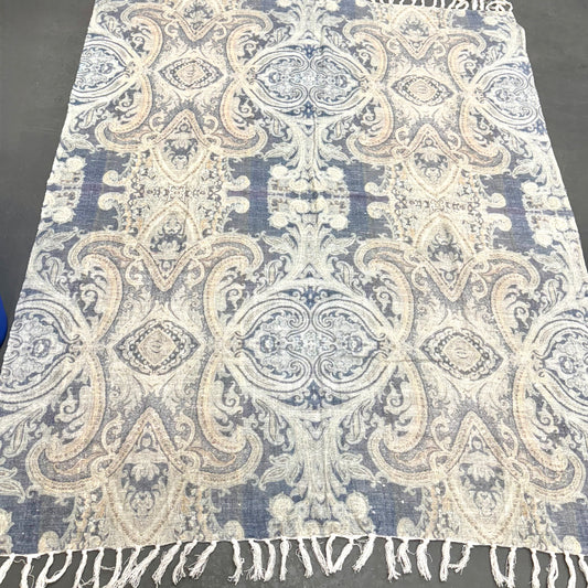 100% COTTON HANDLOOM DIGITAL PRINT THROW 120X150CM
