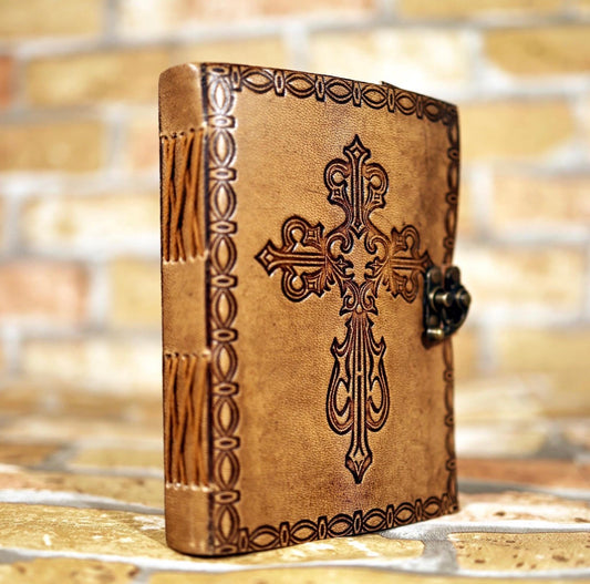 CROSS LEATHER JOURNAL W/LOCK 18X13CM