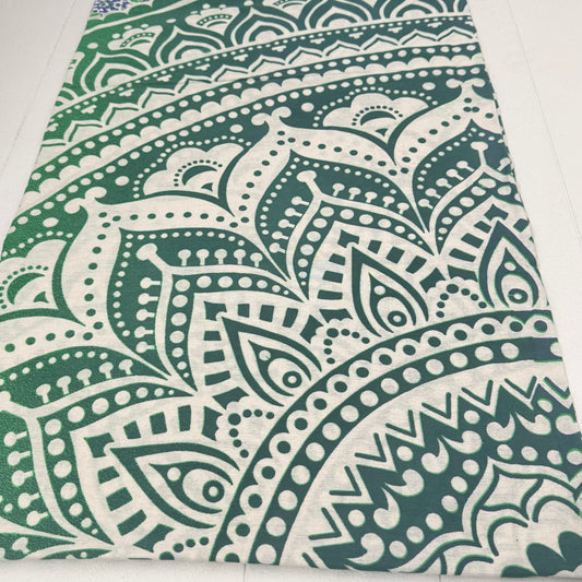 100% COTTON PRINTED THROW 210x240CM