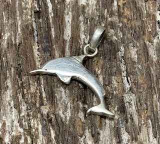 STERLING SILVER DOLPHIN PENDANT