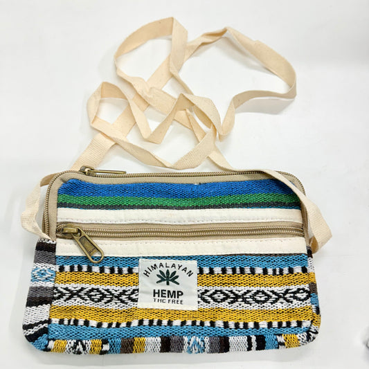 COTTON CARRY PURSE 20x14cm