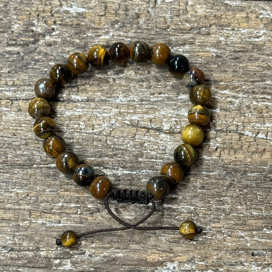 TIGERS EYE PRAYER BRACELET