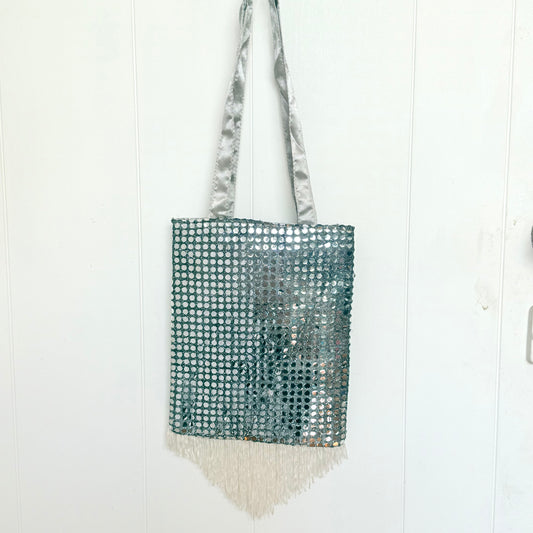 SATIN SHOULDER BAG 25x20cm