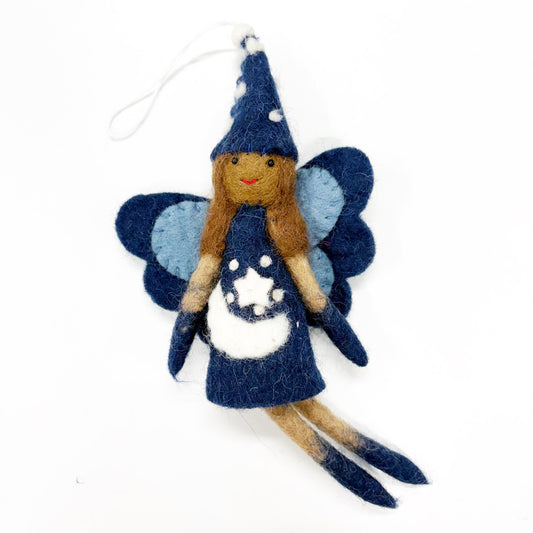 FELT MOON FAIRY 21x10CM