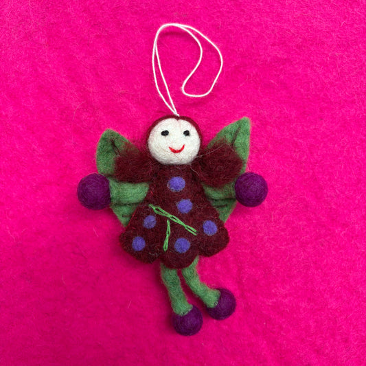 FELT GARDEN FAIRY SML 10x8CM ASSORTED