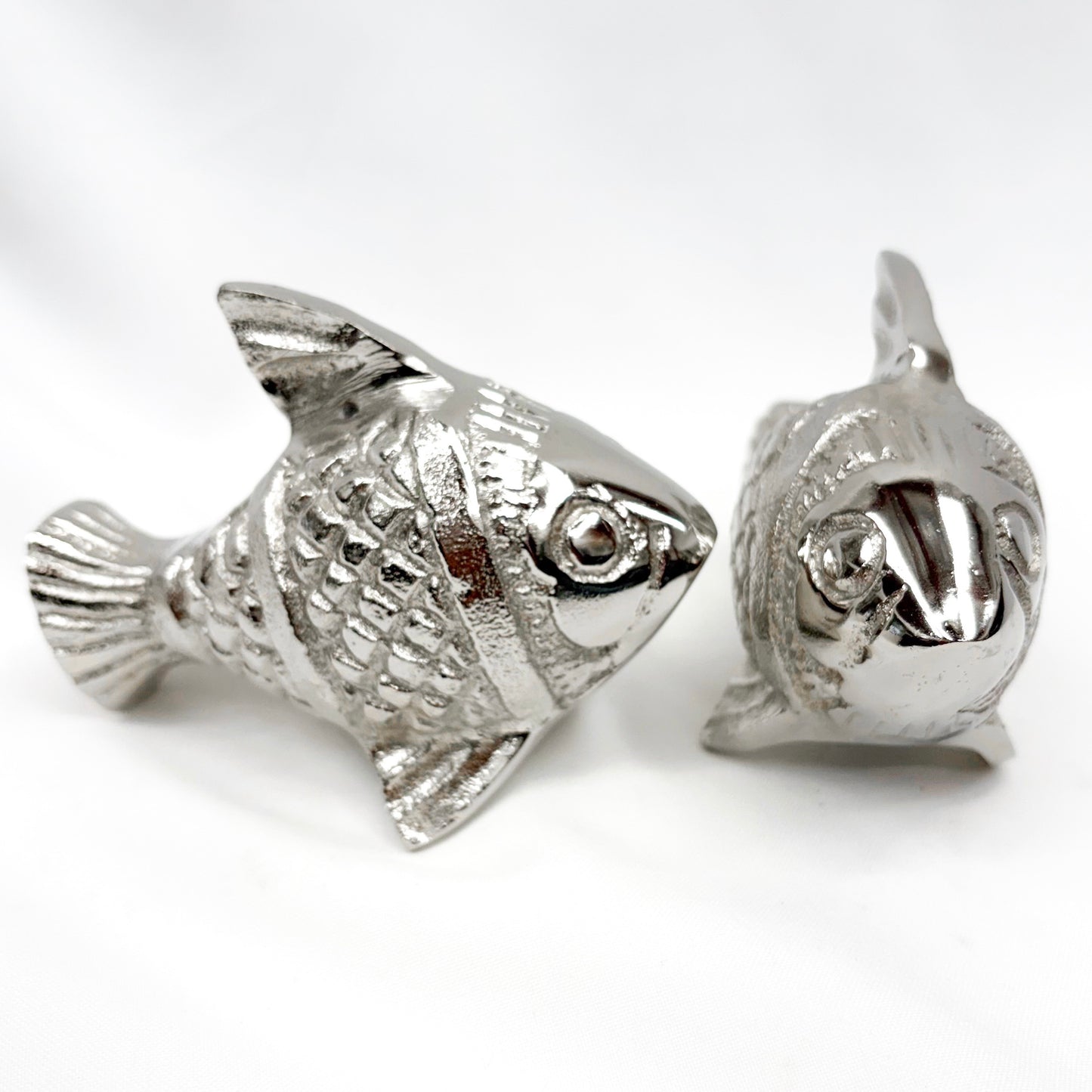 Silver Fish Salt & Pepper Shakers | 11x7x5CM | 2 piece set