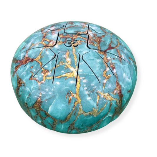 HAPI DRUM SET TURQUOISE MARBLE 20X20CM