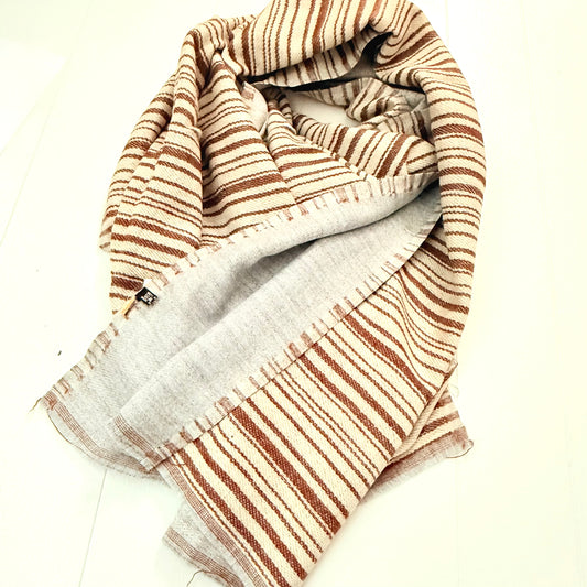 Wool  Blend Handloom Shawl 188x73CM