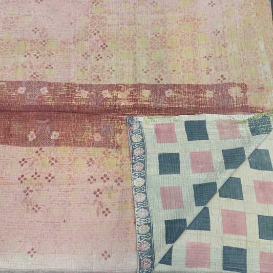 VINTAGE FINE STITCHED BENGALI KANTHA NOV1