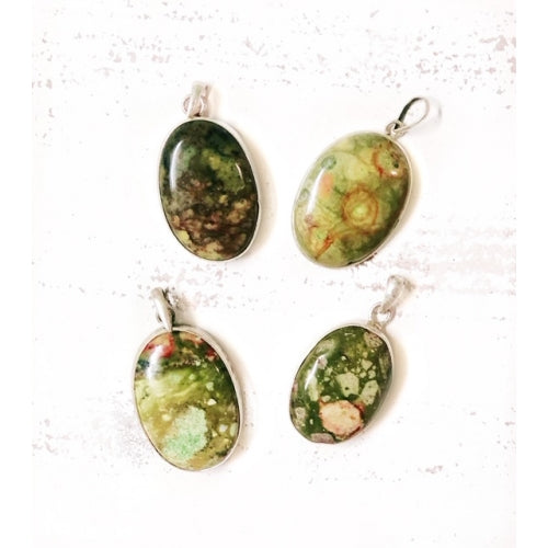 STERLING SILVER RAINFOREST PENDANT