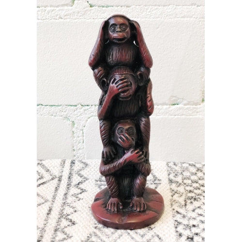 RESIN THREE WISE MONKEYS