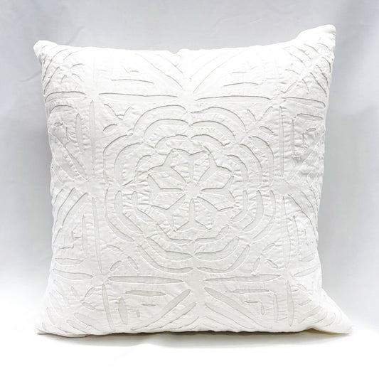 COTTON APPLIQUE CUSHION 40CM COVER ONLY