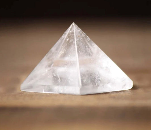 CLEAR QTZ SPACE CLEANSING PRISM 3.5x2.2cm