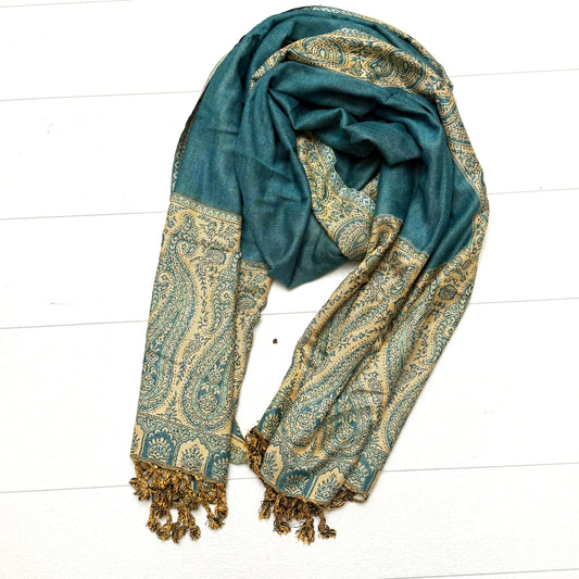 100% Viscose Handloom Shawl 188x73CM