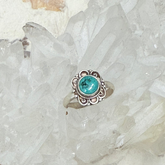 STERLING SILVER TURQUOISE RING