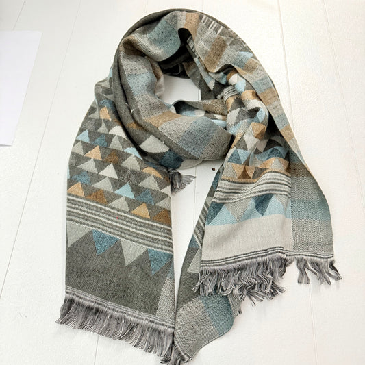 Wool  Blend Handloom Shawl 188x73CM