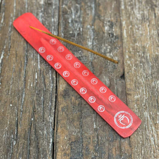 CHAKRA WOODEN INCENSE BURNER