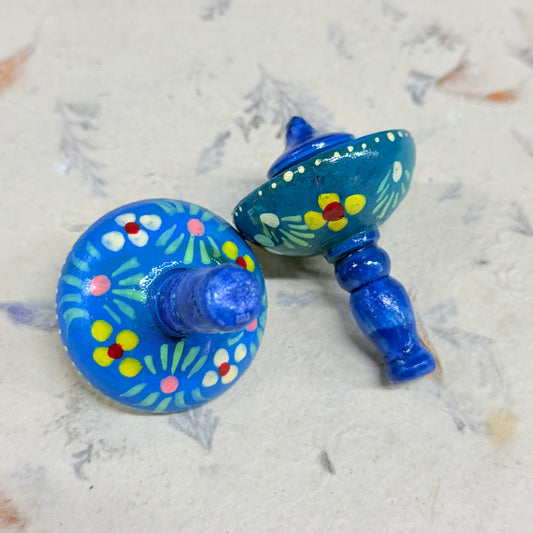 HAND PAINTED SPINNING TOPS