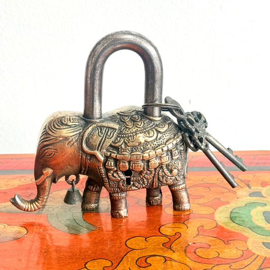 BRASS ELEPHANT LOCK