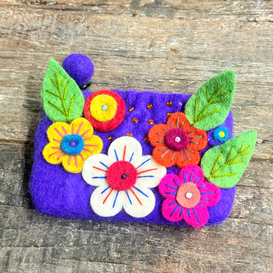 HANDMADE FELT PURSE