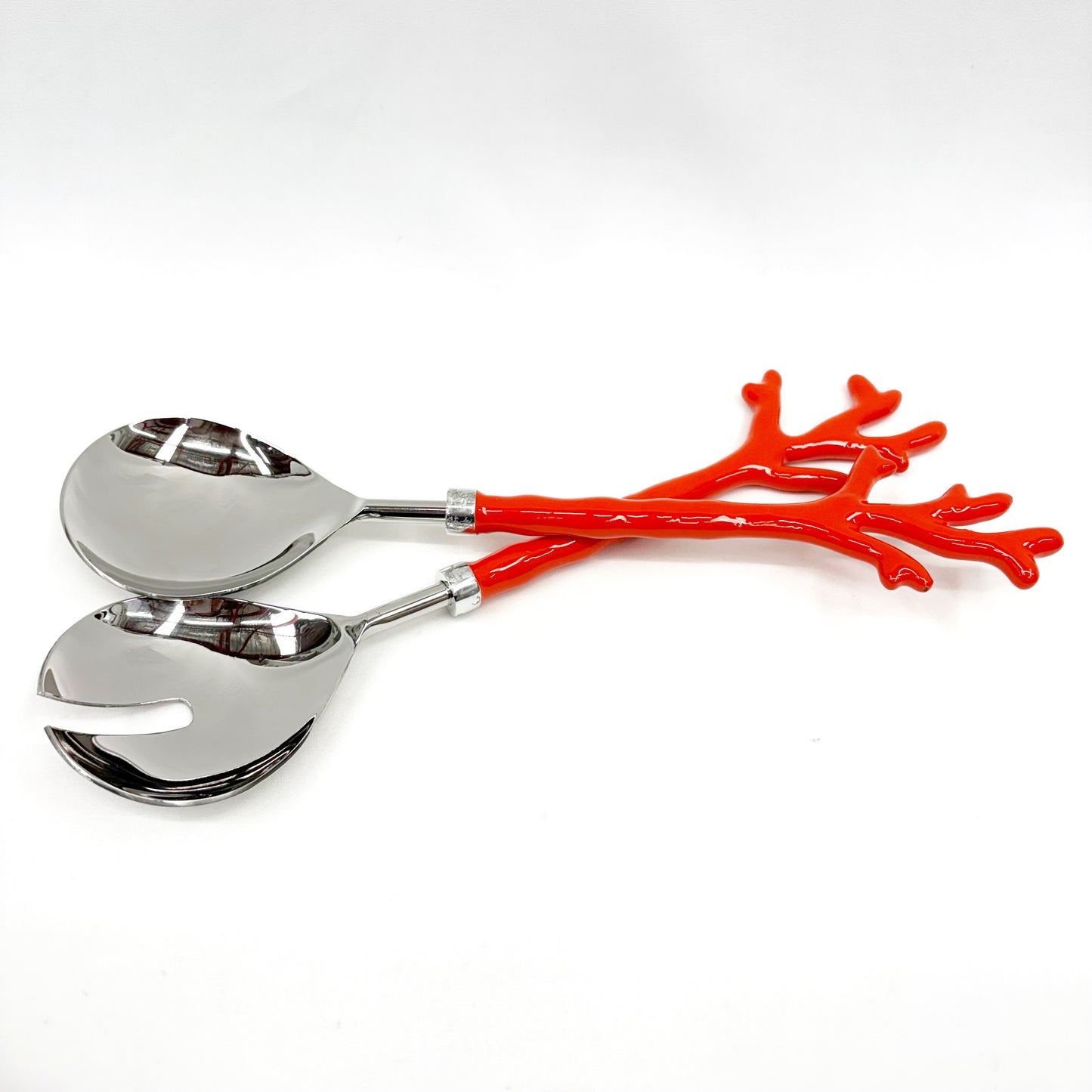 Stainless Steel Coral Serving Spoons 31x7x1.5