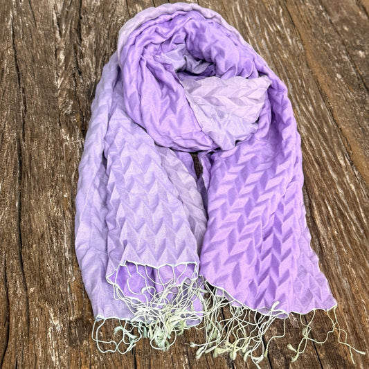 WATER PASHMINA SOFT SHAWLS SILVER 28x80CM