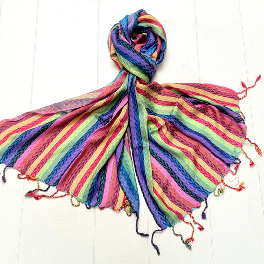 VISCOSE SCARF 180X50CM